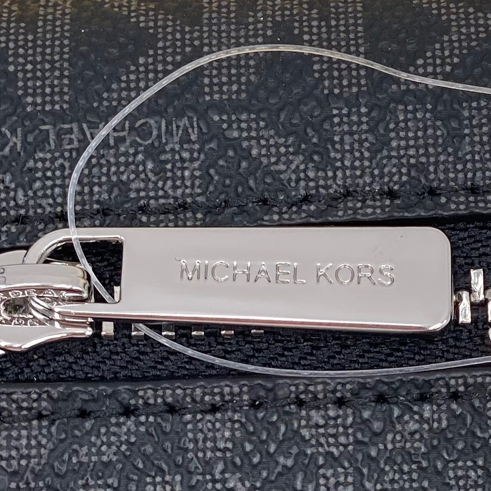 Michael Kors Jet Set Travel Trifold Wallet Black - Picture 9 of 11